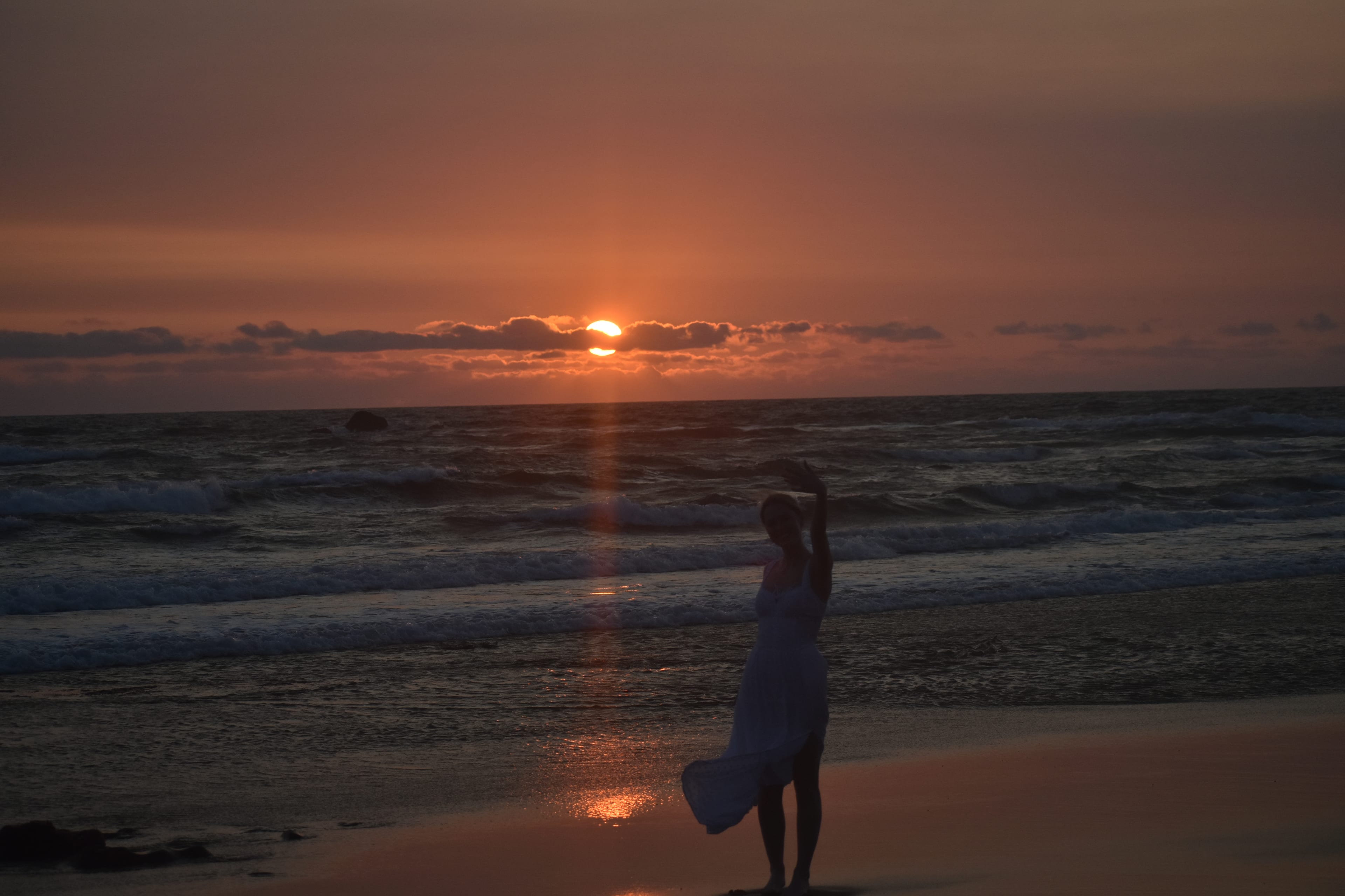 Johanna at sunset